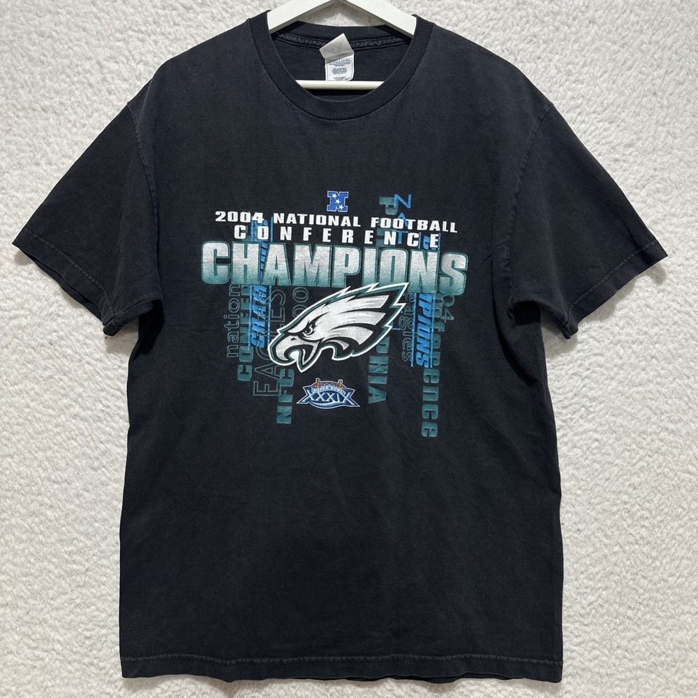 VTG Philadelphia Eagles 2004 National Football Conference Champions‎ T-shirt
